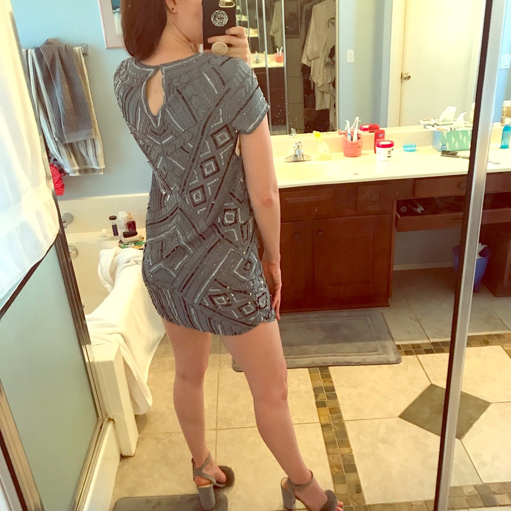 Sequined Mini Dress